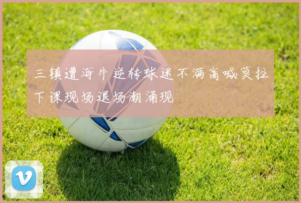 三镇遭海牛逆转球迷不满高喊莫拉下课现场退场潮涌现
